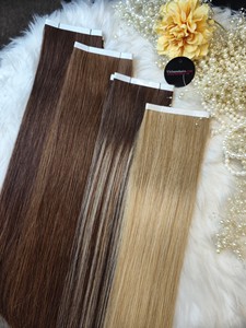 Extensiones de Cabello Remy Vietnamita con Cinta Adhesiva, Doble Trama, Sin Procesar, Cutícula Alineada, Puntas Completas, Precio de Fábrica - Product Image 6