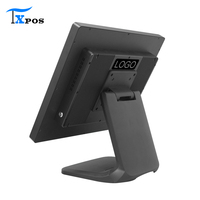 8GB + 128GB 17 inci layar tunggal, Terminal POS Windows kapasitif 8G + 128g