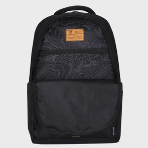 Mochila Arctic Fox para Portátil, para Oficina y Universidad, Minimalista, de Oxford y PU, Negra - Product Image 4