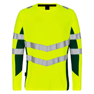 Low MOQ Reflective Long Sleeve Safety T-Shirt Custom Size & Color Reflective Tape Construction Worker T-Shirts - Product Image 5
