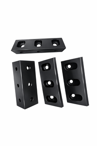 Perfil de Extrusión de Aluminio (Aleación 6063) en Forma de Ángulo con Servicios de Doblado/Soldadura para Aplicaciones en Puertas - Product Image 3