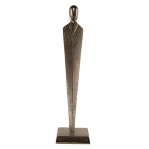 Figura de hombre, escultura de latón dorado, pieza decorativa adecuada para la mesa del hogar u oficina, y elegante decoración de arte moderno de la India. - Product Image 4
