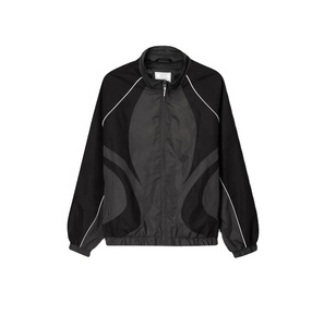 Wholesale Latest Nylon Windbreaker Vintage Sports Gym Wear Windbreaker Outdoor <b>Jacket</b> For <b>Men</b> - Product Image 2