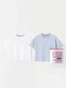 Camiseta OZKIZ 100% Algodón para Niños, Diseño de Rayas Estilo Coreano, Tejido Transpirable para 2-7 Años, Venta al Por Mayor, Moda Infantil de Verano - Product Image 1