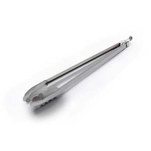 Pinces alimentaires en métal en gros, pinces à salade et à pain en acier inoxydable 304, outils de cuisine professionnels, pinces à griller et à barbecue à fentes - Product Image 3