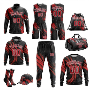Diseña Tu Propio Uniforme de Baloncesto con Nombre y Número, Conjunto Completo, Nuevo, Color Sólido, Sublimado - Product Image 2
