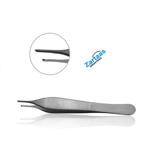 Conjunto de Instrumentos Quirúrgicos |   Portaagujas CE, Pinzas Adson, Tijeras para Iris con Bandeja Renal de 8 pulgadas |   Acero Inoxidable - Product Image 5