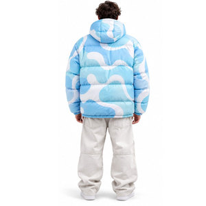 OEM Custom logo Shiny Thick Warm Winter <b>Cropped</b> Down <b>Jacket</b> Custom Streetwear Classic Zipper up Women <b>Puffer</b> <b>Jacket</b> - Product Image 4