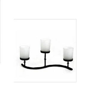 Premium <b>Black</b> Metal Pillar Candle Holder For Wedding Festive Event Luxurious Handmade Candle Iron Stand For HomeDecor Tabletop - Product Image 5