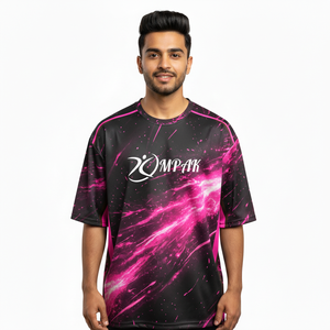 Camiseta Premium para Hombre, Talla Grande, Sublimada, Estilo Urbano, Casual, Holgada, a la Moda - Product Image 1