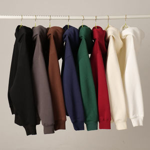 Men Hoodies High Quality Unisex Sweatshirts Cotton Hoodies Blank <b>Thick</b> <b>Fleece</b> Heavy Weight Oversized Embroider - Product Image 1