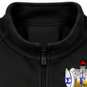 Women SGRho Sorority <b>Fleece</b> Jacket Shield Design Full Zip Warm Lightweight Casual College Style Ladies Outerwear - Product Image 3