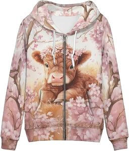 Sudadera con capucha y cremallera para mujer, adolescentes y niñas, otoño-invierno, lavada, lisa, informal, transpirable, tallas XS-5XL - Product Image 1