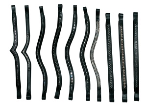 Brocha de caballo decorativa con cristal, banda de piel suave acolchada de última calidad, a buen precio - Product Image 4