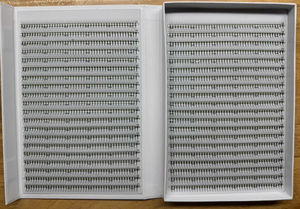 Extensions de cils pré-faits en vrac, en cheveux synthétiques, faits à la main, plateau de cils volumineux 40 rangées, cils naturels doux et longs, OEM - Product Image 4
