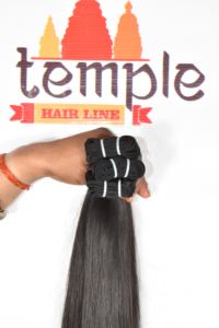 Couleur naturelle cheveux femmes noires pas cher indien faisceau machine double trame cuticule aligné traitement aucun vague profonde cheveux humains - Product Image 2