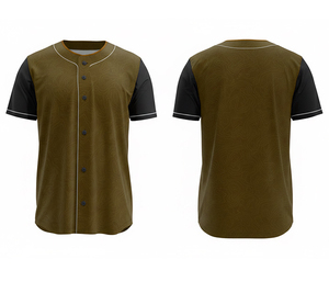 Fournisseur direct d'usine de maillots de baseball par sublimation avec logo et numéros personnalisés |   Base en polyester respirant - Product Image 6