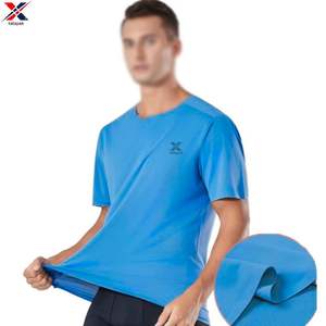 Camiseta Deportiva Casual para Hombre, Cuello Redondo, para Correr, Gimnasio, Ejercicio al Aire Libre, Transpirable, Lisa, 210g, Ropa Deportiva, Precio al por Mayor - Product Image 2