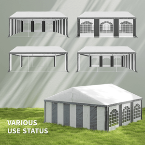 Tente de fête en PVC imperméable pour grands événements avec double paroi et murs latéraux personnalisables - Product Image 3