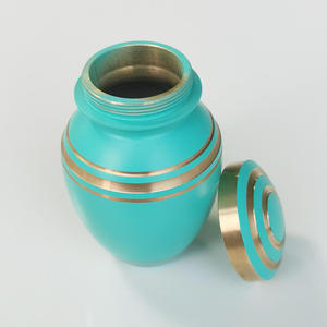 Urna Conmemorativa de Cobre para Cenizas de Mascotas, Estilo Europeo Americano, Mini Caja Conmemorativa para Seres Queridos, Urna de Metal para Guardar Cenizas, 68*44mm, Venta al Por Mayor - Product Image 2