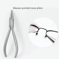 Eyeglasses Plier Spectacle Fixin Remove Glasses Nose Pad Tool Fix Screw Plier Class I Manual Instrument Set