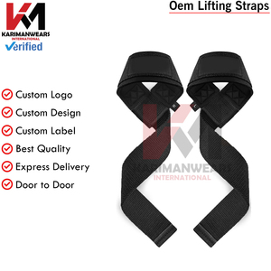 Durable Weightlifting Straps Men Women Gym Wrist Support Deadlift <b>Training</b> Manufacturer - Product Image 3