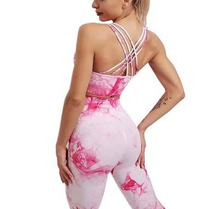 New Arrival Plus Size Breathable Two Piece Women Yoga <b>Set</b> for Gym Fitness Training Yoga <b>sets</b> - Product Image 3