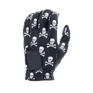 Gants de golf confortables en cuir véritable avec sangle de poignet réglable, logo personnalisé, pour usage professionnel, légers et doux pour les mains - Product Image 2
