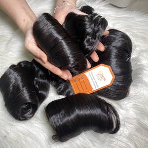 Vendeurs de cheveux crus à cuticule alignée avec boucles aux œufs super doublement étirés, Magic Curl Egg Mèches de cheveux noires naturelles pour femmes noires - Product Image 3