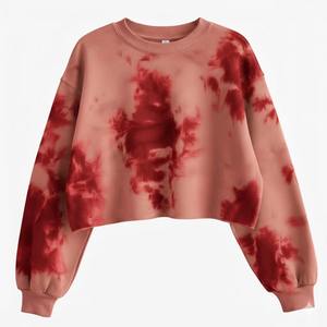 Camiseta de cuello redondo personalizada de algodón 100% lisa, superventas, al por mayor para mujer, sudadera para mujer - Product Image 5