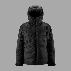 Nouvelle veste d'hiver noire à capuche pour homme, avec fermeture éclair, rembourrée, avec emplacements pour logo personnalisé, épaisse, streetwear, tissu polyester/coton - Product Image 1
