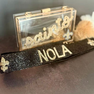 สายกระเป๋าประดับลูกปัดหลากสีสันสำหรับงานเทศกาลและวันแข่งขัน เหมาะสำหรับกระเป๋าสะพายข้างและกระเป๋าถือแบรนด์เนมสุดเก๋ - Product Image 1