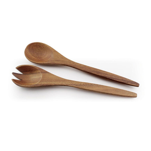 New Arrival Wooden Resin <b>Spoon</b> <b>Salad</b> Server Set Kitchenware Restaurant Hotel Use Eco Friendly Wood Resin <b>Salad</b> <b>Spoon</b> Set Cutlery - Product Image 6