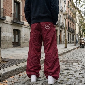 Nylon <b>Baggy</b> <b>Trouser</b> Lightweight Everyday Apparel Designed With Soft Durable Fabric For Comfortable Wear During All Seasons - Product Image 2