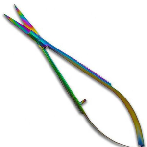 Hot Selling Professional Durable <b>Micro</b> Spring Scissors Stainless Steel Eyelash Spring Scissors - Product Image 2