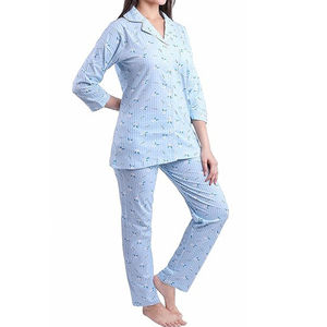 Women's Spandex Eco-Friendly Breathable Summer Two-Piece Pajama Set Satin Fabric Sexy Customizable Color/Logo Full-Length - Product Image 6