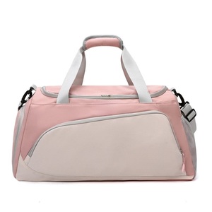 Sac de voyage en cuir unisexe de haute qualité, personnalisable, grande capacité, compartiment à chaussures, avec logo personnalisé et espace de rangement personnalisé - Product Image 5
