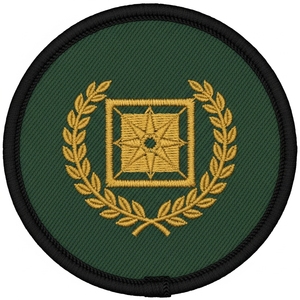 Écusson brodé thermocollant étoile maçonnique, badge rond de la franc-maçonnerie pour vêtements, veste, applique DIY personnalisée - Product Image 2