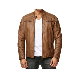 Latest Premium Quality Leather Jackets <b>for</b> Men in <b>Cheap</b> Price <b>for</b> <b>Sale</b> With Private Customizable Label - Product Image 2