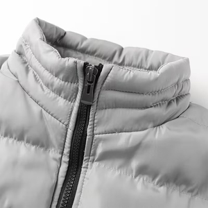 Men's Montane Breathable Cotton Vest Winter Warm Fleece Lined Stand Full Zip Sleeveless <b>Packable</b> Eco-Friendly Front Logo Gilet - Product Image 4