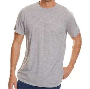 Camisetas de hombre, corte ajustado, 180 gramos, lana, algodón, jersey, color liso, personalizables, con estampado, tejido de punto, transpirables - Product Image 2