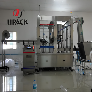 Máquina Automática de Llenado de Agua Pura de 60 BPM, CGF8-8-4, 20 Boquillas, Botellas de Plástico de 1000 ml, Línea de Bebidas, Control Eléctrico PLC, 1% de Precisión - Product Image 6