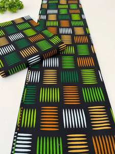 Tissu en coton Ankara imprimé africain de qualité export pour vêtements, artisanat et accessoires - Product Image 6