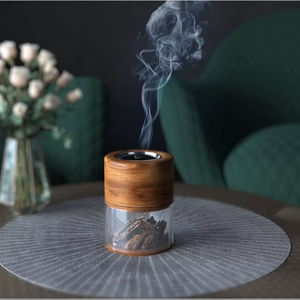 Compre un Mubkhar de Estilo Árabe, Nuevo Diseño, Porta Incienso Religioso, Quemador de Incienso Bakhoor, Quemador de Incienso de Madera y Metal a Bajo Precio - Product Image 1