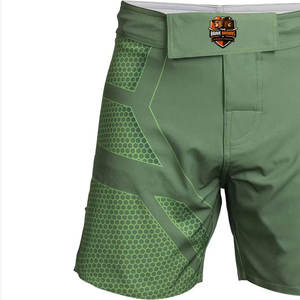 Pantalones Cortos de MMA para Hombre, Ligeros, de Secado Rápido, Cómodos y Duraderos, de Poliéster/Algodón, para Entrenamiento de Artes Marciales y Combate Mixto - Product Image 3