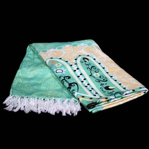 Serviettes de plage Fouta imprimées recyclées de haute qualité au design moderne, vendues en gros à prix d'usine par un fabricant réputé en Inde - Product Image 3