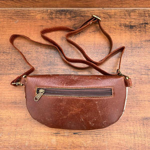 Bolso de pecho hecho a mano de cuero genuino con estampado de animales para mujer, bolso de hombro deportivo de Ciclismo de piel de vaca occidental para mujer - Product Image 6