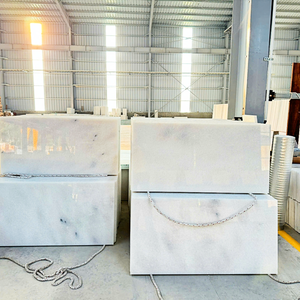 Custom Size Natural White Marble <b>Steps</b> Elegant Stone Flooring <b>for</b> Modern Homes - Product Image 4