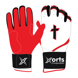Guantes de Béisbol de Piel Auténtica con Puño Largo Digital para Jóvenes, Niños y Hombres, Diseño de Logotipo Personalizado Profesional, Guantes de Béisbol y Sóftbol - Product Image 4