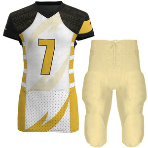 Uniforme de Fútbol Americano Juvenil Transpirable de Último Diseño, Precio al por Mayor de Marca Privada, Uniforme de Fútbol Americano - Product Image 1